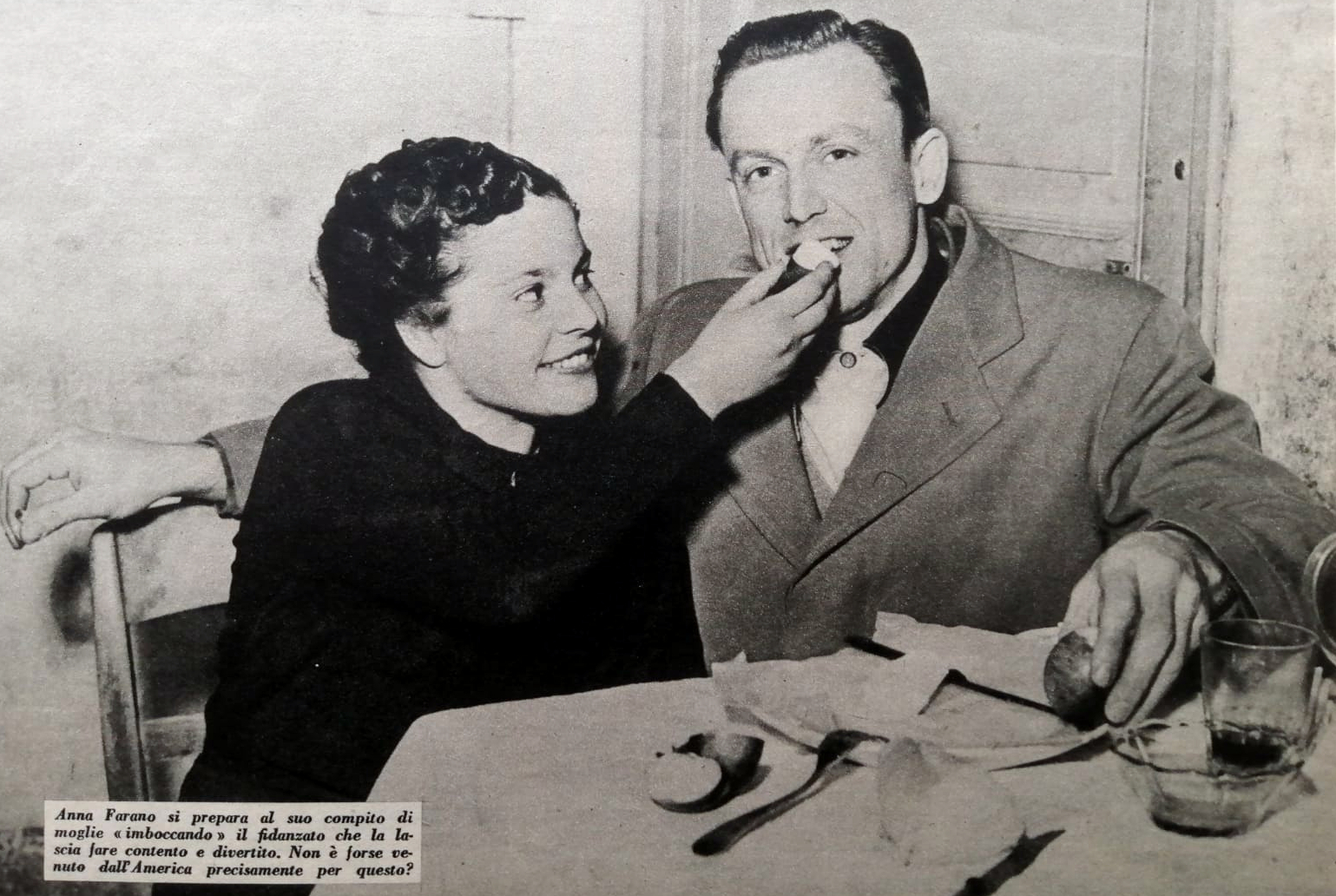 Nina e George da un giornale del 1951